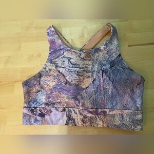 Marble Print Sports Bra Fabletics No Bounce Sports BRA NEW ! SIZE SMALL